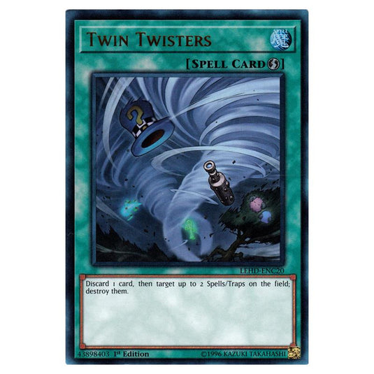 Yu-Gi-Oh! - Legendary Hero Decks - Twin Twisters (Ultra Rare) LEHD-ENC20