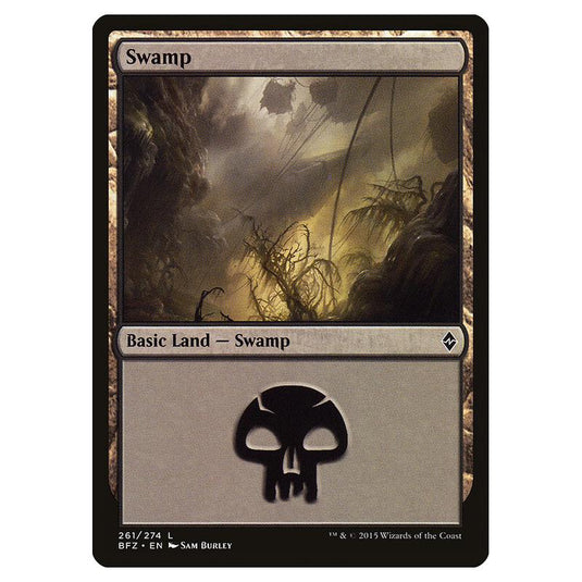 Magic The Gathering - Battle For Zendikar - Swamp - 261a/274