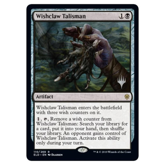 Magic The Gathering - Throne of Eldraine Promos - Wishclaw Talisman - 110/269