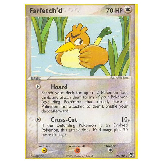 Pokemon - EX Series - FireRed & LeafGreen - Farfetch'd - 23/112
