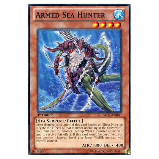 Yu-Gi-Oh! - Realm of the Sea Emperor Structure Deck - Armed Sea Hunter (Common) SDRE-EN008