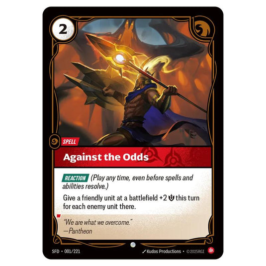 Riftbound: League of Legends TCG - Spiritforged - Against the Odds - 001/221