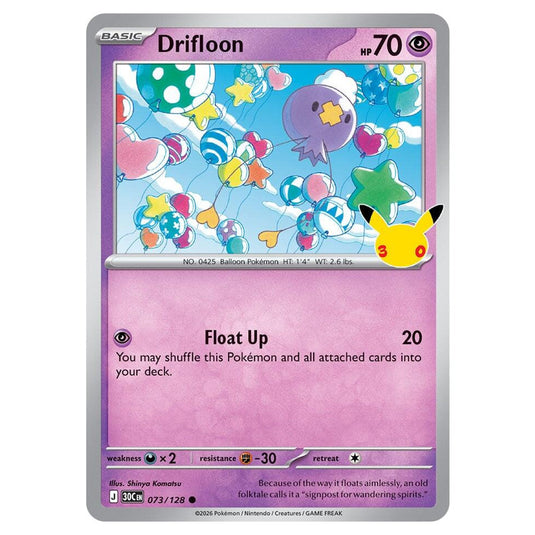 Pokemon - 30th Celebration - Drifloon - 073/128
