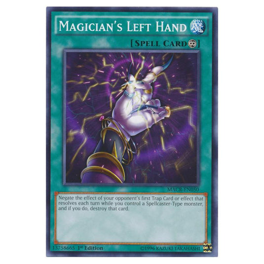 Yu-Gi-Oh! - Maximum Crisis - Magician's Left Hand (Common) MACR-EN050