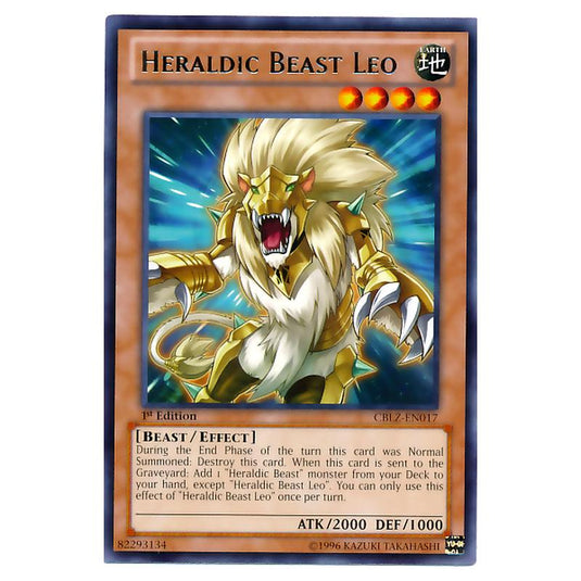 Yu-Gi-Oh! - Cosmo Blazer - Heraldic Beast Leo (Rare) CBLZ-EN017