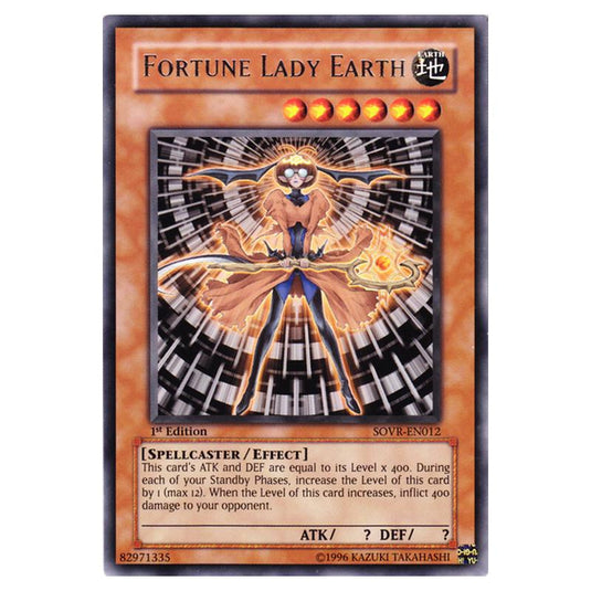 Yu-Gi-Oh! - Stardust Overdrive - Fortune Lady Earth (Rare) SOVR-EN012