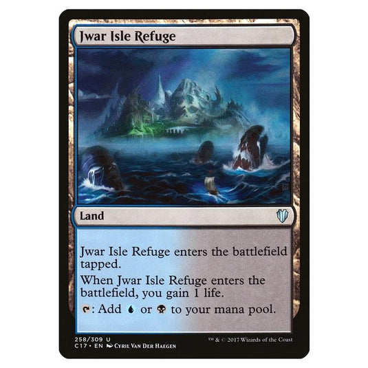 Magic The Gathering - Commander 2017 - Jwar Isle Refuge - 258/309