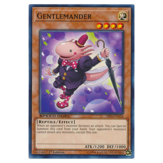 Yu-Gi-Oh! - Speed Duel Starter Decks - Ultimate Predators - Gentlemander (Common) SS03-ENA16