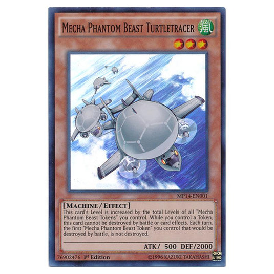Yu-Gi-Oh! - 2014 Mega-Tin Mega Pack - Mecha Phantom Beast Turtletracer (Super Rare) MP14-EN001