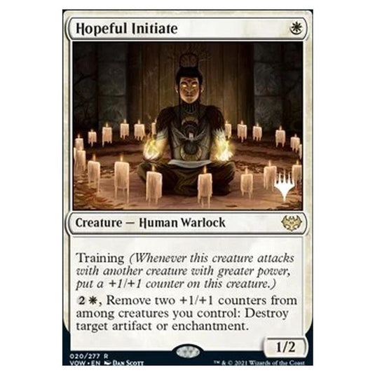 Magic The Gathering - Innistrad: Crimson Vow Promos - Hopeful Initiate - 020/277