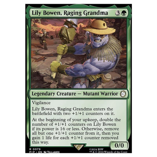 Magic The Gathering - Universes Beyond - Fallout - Lily Bowen, Raging Grandma - 0079