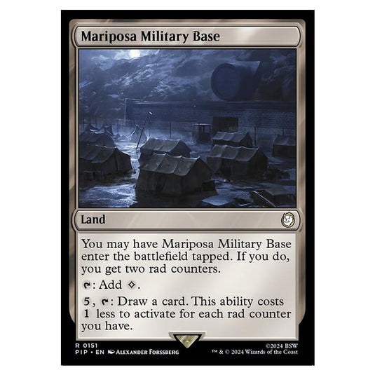 Magic The Gathering - Universes Beyond - Fallout - Mariposa Military Base - 0151