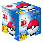 Ravensburger 3D Puzzle-Ball - Pokemon Pokeballs - Pokeball 54pc