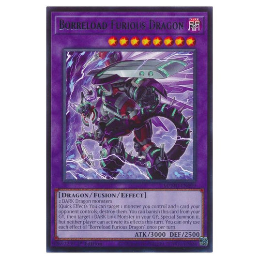 Yu-Gi-Oh! - Maze of Muertos - Borreload Furious Dragon (Rare) - MZMU-EN099