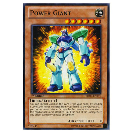 Yu-Gi-Oh! - Battle Pack 2 - War of the Giants - Power Giant (Common) BP02-EN091