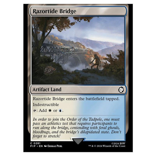Magic The Gathering - Universes Beyond - Fallout - Razortide Bridge - 0281