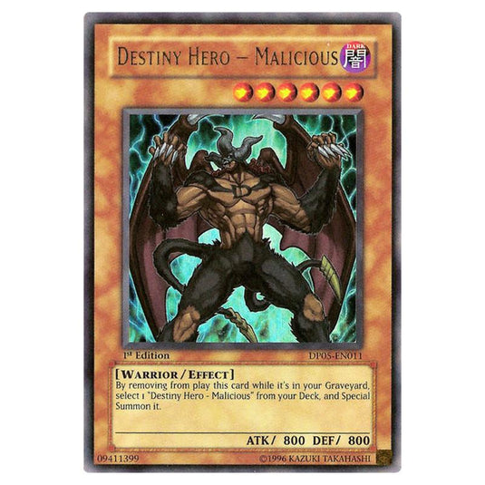 Yu-Gi-Oh! - Duelist Pack - Aster Phoenix - Destiny HERO - Malicious (Ultra Rare) DP05-EN011