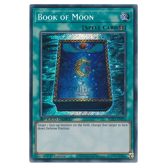 Yu-Gi-Oh! - Speed Duel GX - Duel Academy Box - Book of Moon (Secret Rare) SGX1-ENI15