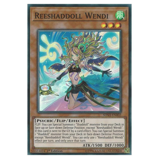 Yu-Gi-Oh! - Structure Deck - Shaddoll Showdown - Reeshaddoll Wendi (Super Rare) SDSH-EN002
