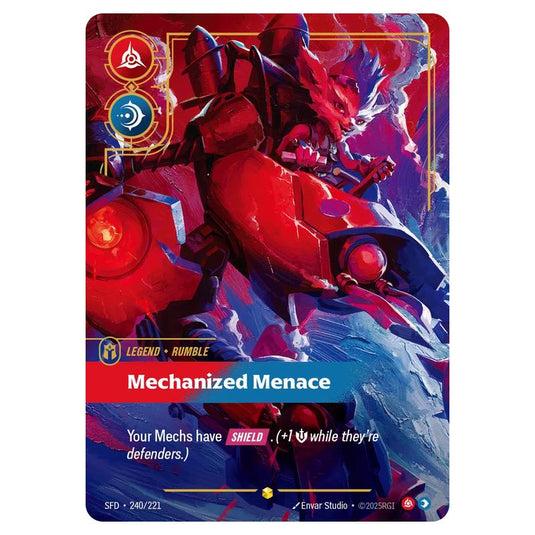 Riftbound: League of Legends TCG - Spiritforged - Rumble - Mechanized Manace - 240/221