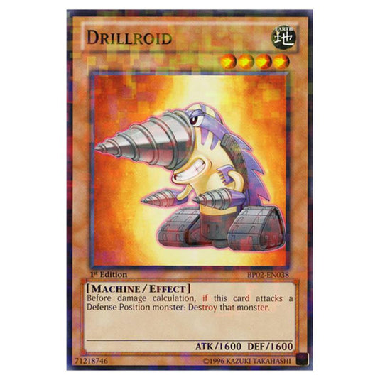 Yu-Gi-Oh! - Battle Pack 2 - War of the Giants - Drillroid (Mosaic Rare) BP02-EN038