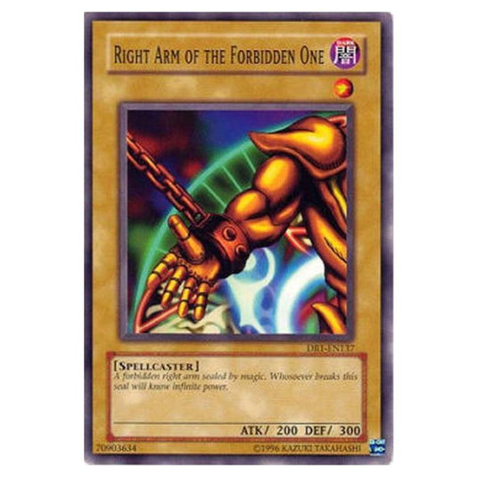 Yu-Gi-Oh! - Dark Beginning 1 - Right Arm of the Forbidden One (Common) - DB1-EN137