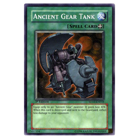 Yu-Gi-Oh! - Structure Deck - Machine Re-Volt - Ancient Gear Tank (Common) SD10-EN018