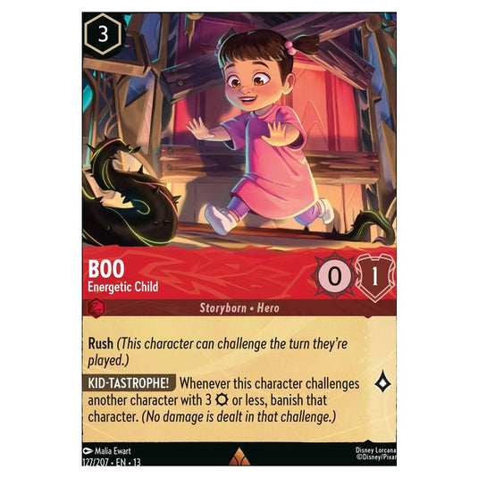 Lorcana - Attack of the Vine! - Boo - Energetic Child (Rare) - 127/207