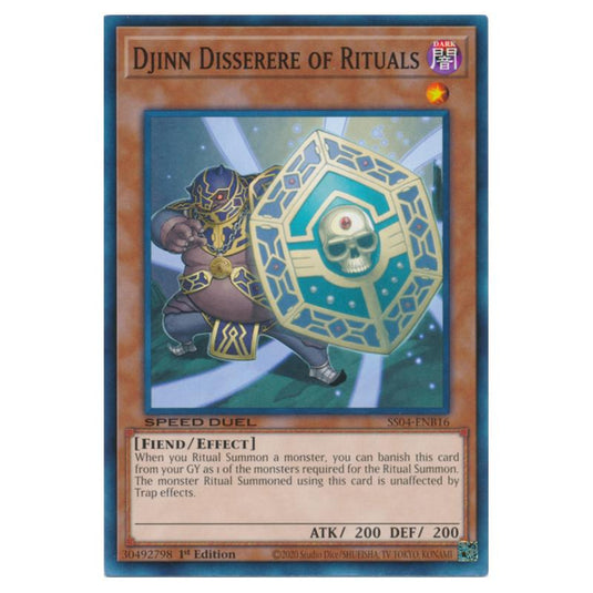 Yu-Gi-Oh! - Speed Duel Starter Decks - Match of the Millennium - Djinn Disserere of Rituals (Common) SS04-ENB16