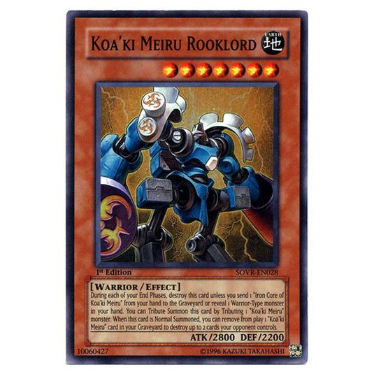 Yu-Gi-Oh! - Stardust Overdrive - Koa'ki Meiru Rooklord (Super Rare) SOVR-EN028