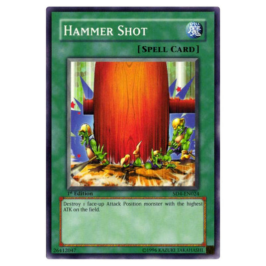 Yu-Gi-Oh! - Structure Deck - Fury from the Deep - Hammer Shot (Common) SD4-EN024