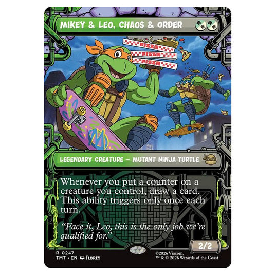 Magic The Gathering - Teenage Mutant Ninja Turtles - Mikey & Leo, Chaos & Order - 0247