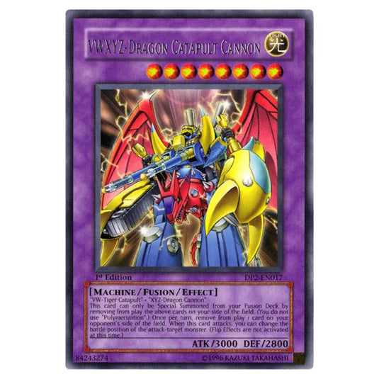 Yu-Gi-Oh! - Duelist Pack - Chazz Princeton - VWXYZ-Dragon Catapult Cannon (Rare) DP2-EN017