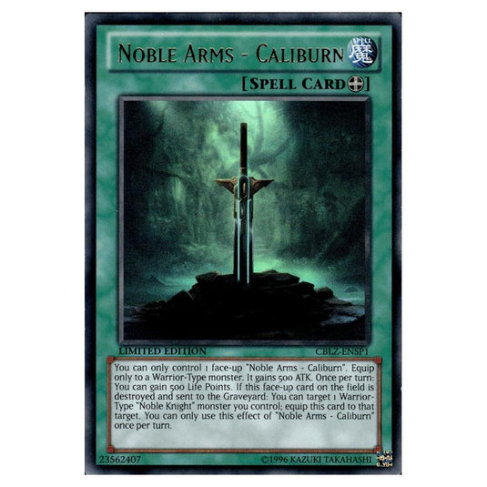 Yu-Gi-Oh! - Cosmo Blazer Sneak Peek Participation Card - Noble Arms - Caliburn (Ultra Rare) CBLZ-ENSP1
