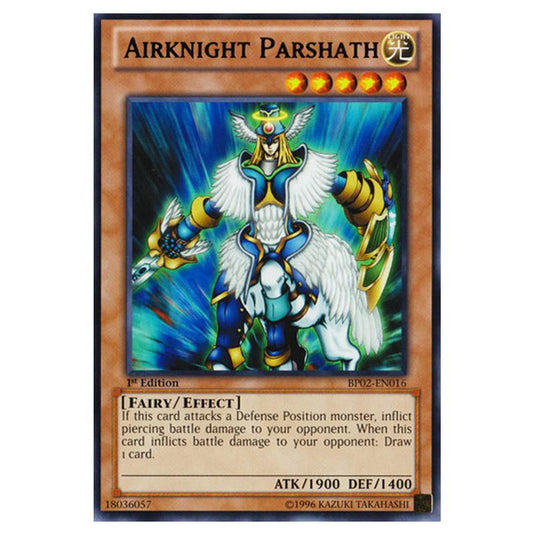 Yu-Gi-Oh! - Battle Pack 2 - War of the Giants - Airknight Parshath (Rare) BP02-EN016