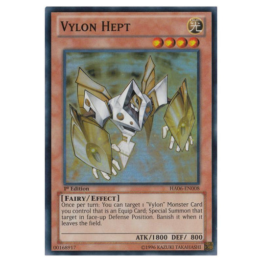Yu-Gi-Oh! - Hidden Arsenal 6 - Omega Xyz - Vylon Hept (Super Rare) HA06-EN008