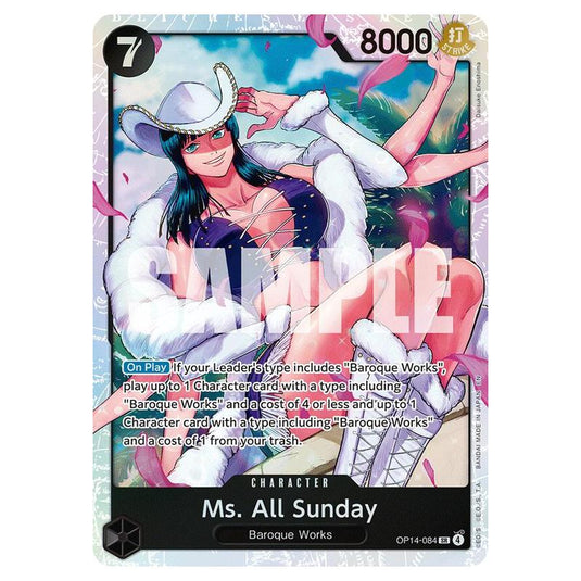 One Piece - OP14 - The Azure Sea's Seven - Ms. All Sunday - OP14-084