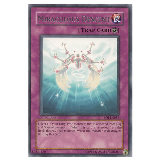 Yu-Gi-Oh! - Enemy of Justice - Miraculous Descent (Rare) EOJ-EN058