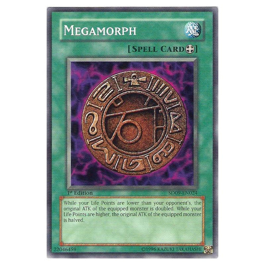 Yu-Gi-Oh! - Structure Deck - Dinosaur's Rage - Megamorph (Common) SD09-EN024