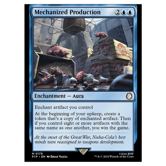 Magic The Gathering - Universes Beyond - Fallout - Mechanized Production - 0178