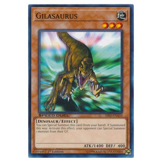 Yu-Gi-Oh! - Speed Duel Starter Decks - Ultimate Predators - Gilasaurus (Common) SS03-ENA10