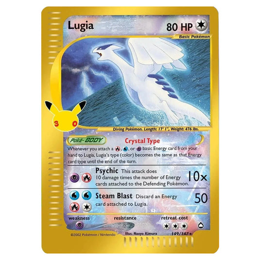 Pokemon - 30th Celebration - Lugia - 149/147