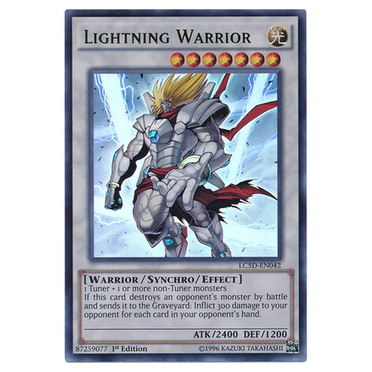 Yu-Gi-Oh! - Legendary Collection 5D's Mega Pack - Lightning Warrior (Ultra Rare) LC5D-EN042