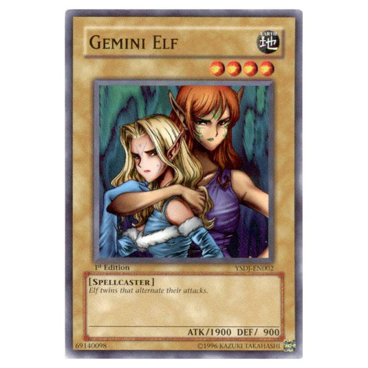 Yu-Gi-Oh! - Starter Deck - Jaden Yuki - Gemini Elf (Common) YSDJ-EN002