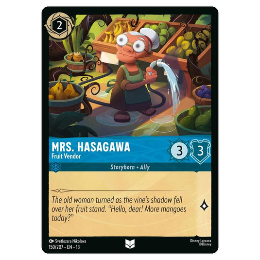 Lorcana - Attack of the Vine - Mrs. Hasagawa - Fruit Vendor (Uncommon) - 150/207