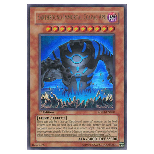 Yu-Gi-Oh! - Raging Battle - Earthbound Immortal Ccapac Apu (Ultra Rare) RGBT-EN020