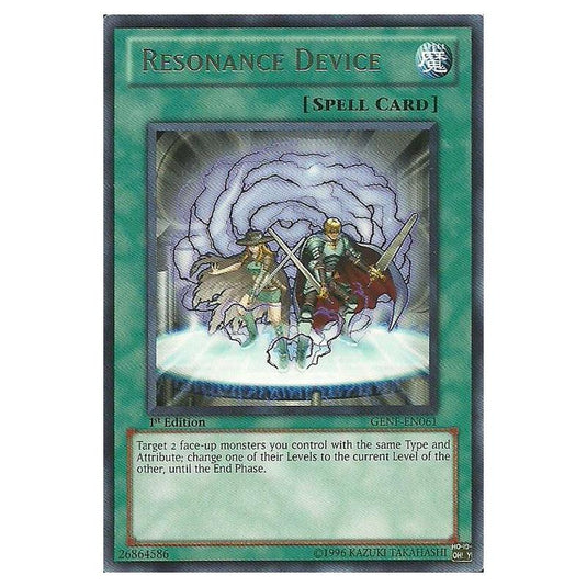 Yu-Gi-Oh! - Generation Force - Resonance Device (Rare) GENF-EN061