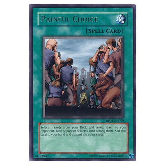 Yu-Gi-Oh! - Retro Pack - Painful Choice (Rare) RP01-EN059