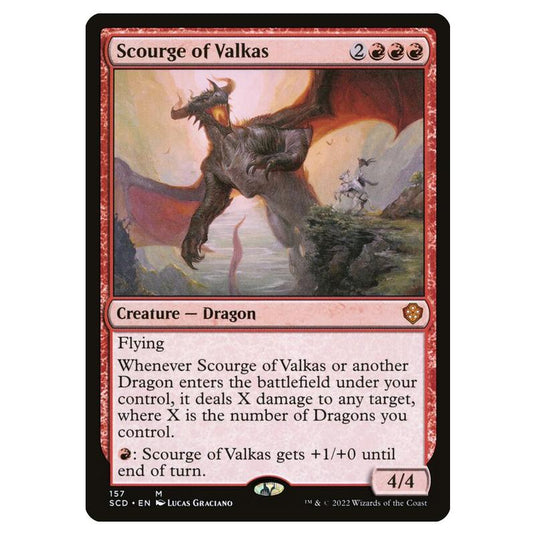 Magic the Gathering - Starter Commander Decks - Scourge of Valkas - 157