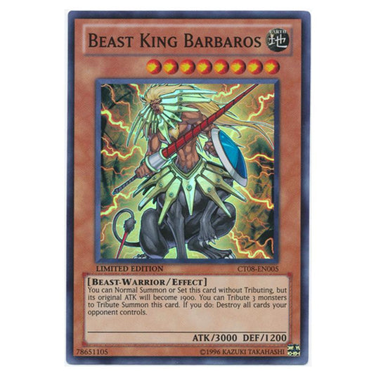 Yu-Gi-Oh! - Collectible Tins 2011 Wave 1 - Beast King Barbaros (Super Rare) CT08-EN005